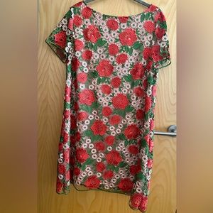 Tahari Crochet Dress in size 12P.